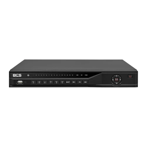 Registratore IP a 8 canali BCS-L-NVR0802-A-4KE Compatibile con telecamere fino a una risoluzione di 8Mpx