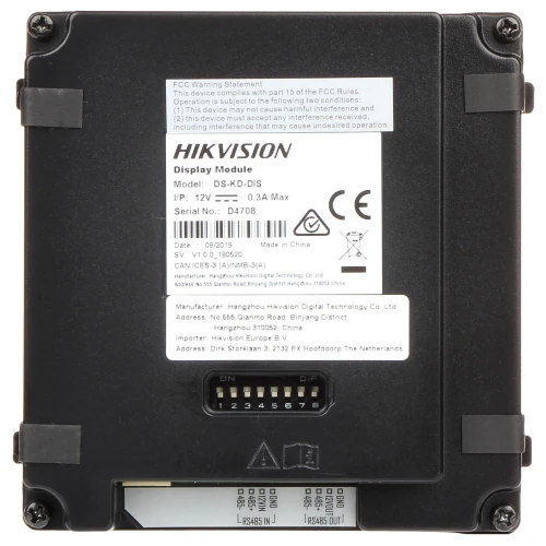 Modulo display DS-KD-DIS Hikvision
