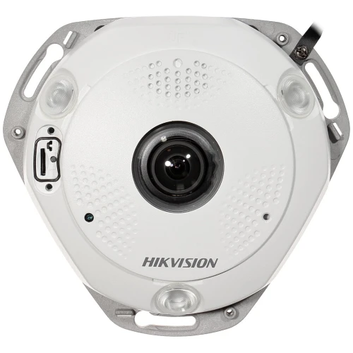 Videocamera anti-vandalo IP DS-2CD63C5G0-IVS Fish Eye Hikvision