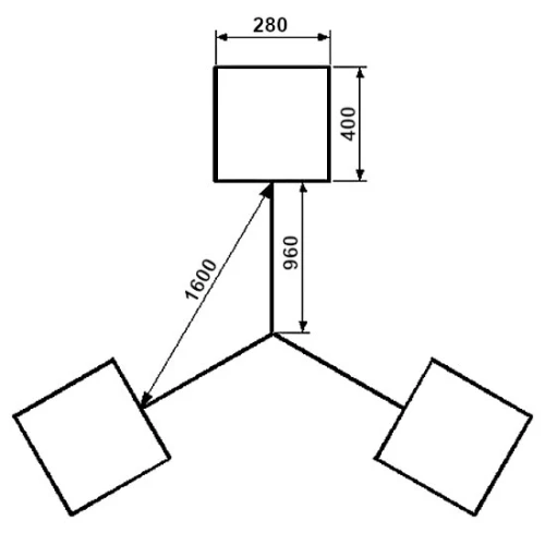 Base per albero di bilanciere MB-3/PLUS/LIGHT