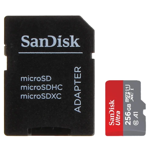 Carta di memoria SD-MICRO-10/256-SANDISK UHS-I sdxc 256GB Sandisk