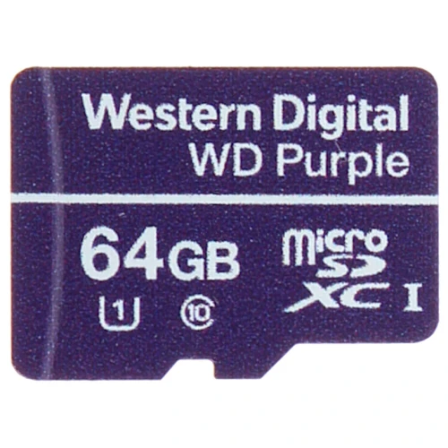 Carta di memoria SD-MICRO-10/64-WD UHS-I sdhc 64GB Western Digital