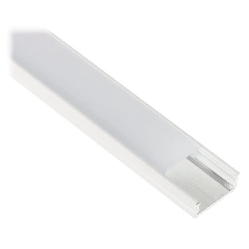 Profilo con diffusore per nastri LED PR-LED/SW/2M da superficie bianco