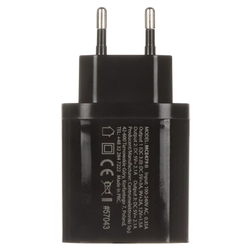 Caricabatterie da rete USB MCE-479B MACLEAN ENERGY