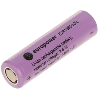 Batteria li-ion BAT-ICR18650CIL/EP 3.6v