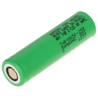 Batteria li-ion BAT-INR18650-25R/AKU 3.6