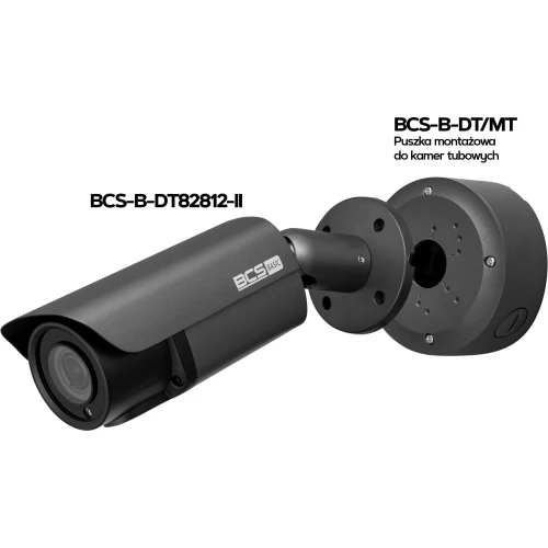 BCS-B-DT82812(II) Telecamera tubolare 8MPx 4in1 Monitoraggio CVI TVI AHD CVBS obiettivo 2.8-12mm