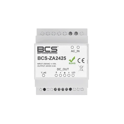 BCS-ZA2425 Alimentatore 24V 2,5A