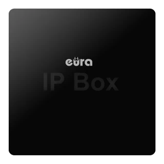 CANCELLINO IP IP BOX EURA VDA-99A3 EURA CONNECT - supporto per 2 cassette esterne, monitor e telecamera