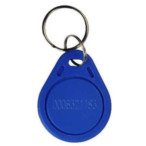 Portachiavi RFID BS-02BE 125kHz blu con numero