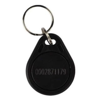 Portachiavi RFID BS-02BK 125kHz nero con numero