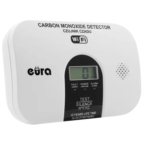 Czujnik czadu EURA CD-53A2v3300-TY/B Wi-Fi - certyfikat CNBOP-PiB
