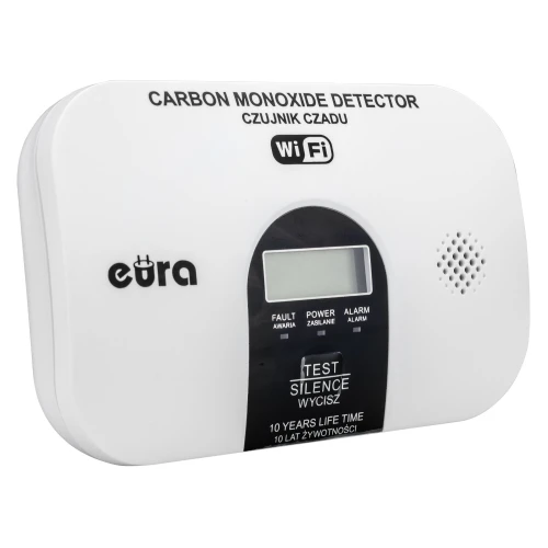SENSORE DI MONOSSIDO DI CARBONIO WiFi ''EURA'' CD-53A2v5300-TY