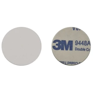 Disco ST-31M25 RFID 13,56MHz, originale Ntag213, mem.144B, NFC, ID 7B, senza numero, per metallo, diam. 25 mm