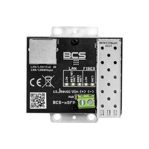 Convertitore multimediale Ethernet Gigabit BCS-xSFP