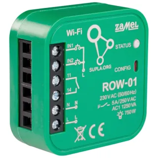 INTELIGENTNY PRZEŁĄCZNIK ROW-01 Wi-Fi 230V AC ZAMEL