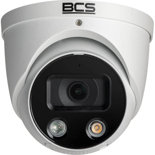 BCS-L-EIP55FCR3L3-AI1(2) Telecamera IP a cupola 5Mpx con allarmi luminosi e sonori