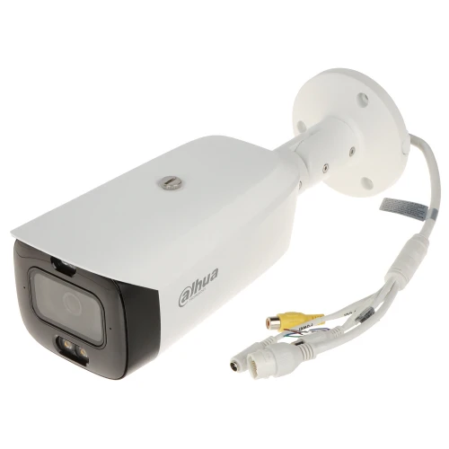 Set per il monitoraggio IP DAHUA WizSense TiOC 6x telecamera IPC-HFW3849T1-AS-PV-0280B-S3, Registratore NVR2108-S3