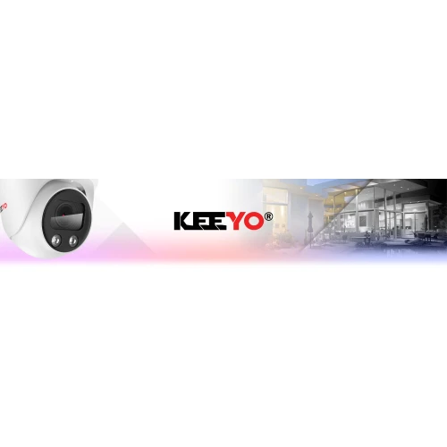 Fotocamera IP di rete KEEYO LV-IP8M3AF 8Mpx IR 30m