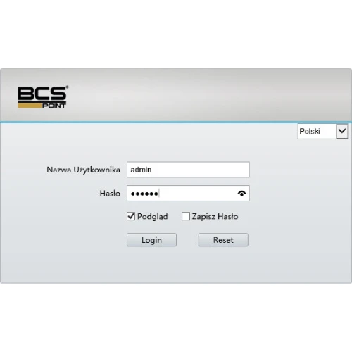 BCS Point BCS-P-102WLGSA 2Mpx Telecamera IP di rete compatta