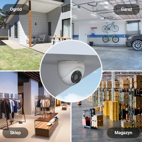 Telecamera dome CS-H4 4Mpx, IR 30m EZVIZ