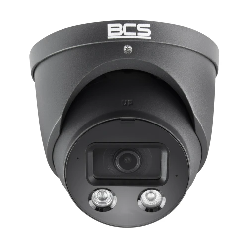 Kamera kopułowa IP BCS-L-EIP58FCR3L3-AI1-G(2) 8MPx, DORI, IR LED, WHITE LIGHT, BCS