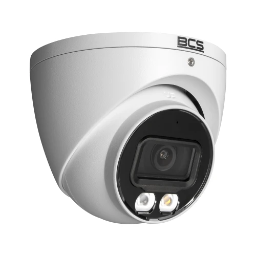 Kamera kopułowa IP BCS-L-EIP15FCR3L3-Ai1 5MPx, IR 30m, WhiteLight 30m, BCS
