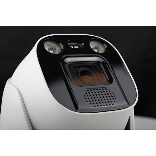 Telecamera dome IP KEEYO LV-V-IP5M25DF-ADC 5Mpx, deterrenza attiva, illuminazione ibrida IR/LED