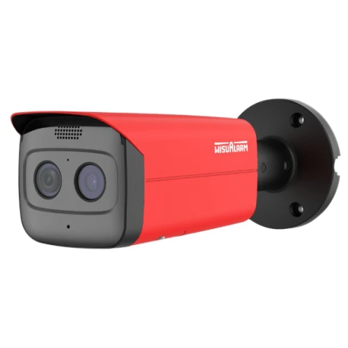 Telecamera termica WisuAlarm DHI-HY-FT431LFP, 4Mpx, misurazione della temperatura a 10m