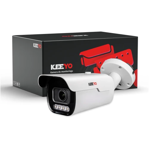 Telecamera tubolare IP KEEYO LV-V-IP5M5AF-DL 5Mpx, motorizzata con zoom