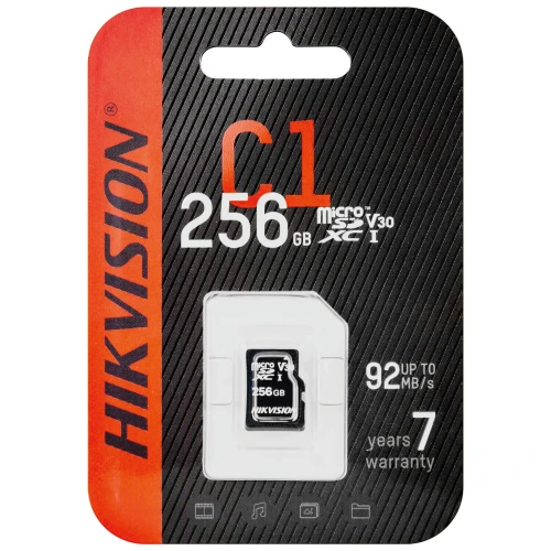 Carta di memoria microSD Hikvision HS-TF-C1 256GB