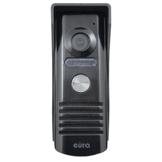 Cassetta esterna modulare del videocitofono EURA VDA-11A3 EURA CONNECT monofamiliare, grafite, luce bianca