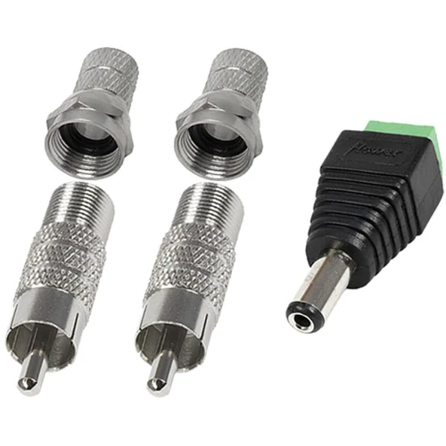 Set di connettori per collegare il microfono al registratore CINCH audio plug