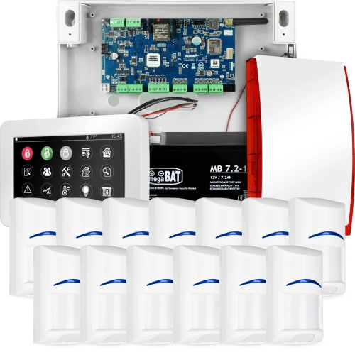 Kit di allarme Ropam NeoGSM-IP 13 x Sensore Bosch Manipolatore touch TPR-4WS Wifi GSM