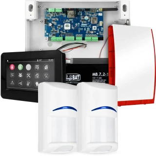 Sistema di allarme NeoGSM-IP, Nero, 2x sensore, Notifica GSM, Wifi