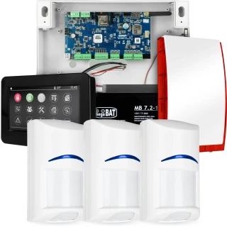 Sistema di allarme completo NEOLTE-IP, 3x sensore BOSCH, TPR-4BS-P, GSM WiFi