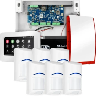 Sistema di allarme completo NEOLTE-IP, 6x sensore BOSCH, TPR-4WS-P, GSM WiFi