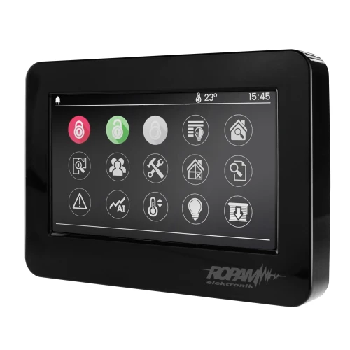 Sistema di allarme Ropam NeoGSM-IP-64, Nero, 8x Sensore Controllo tapparelle, illuminazione, notifica GSM, Wifi