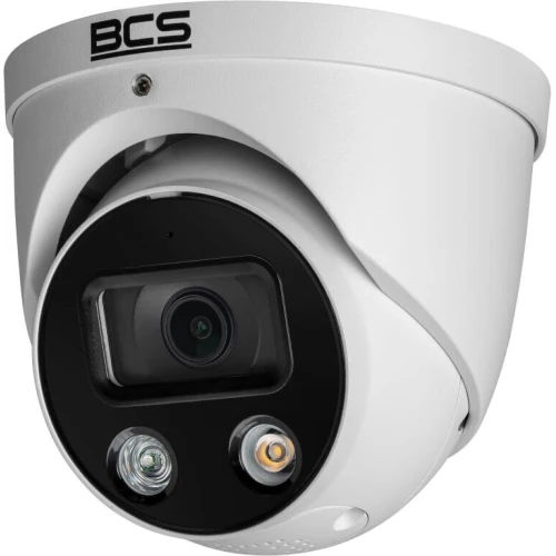 Camera IP a cupola 8Mpx BCS-L-EIP58FCR3L3-AI1(2) con allarmi luminosi e sonori