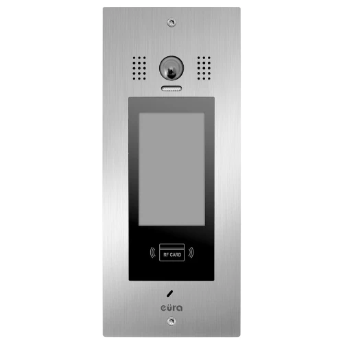 Cassetta esterna modulare EURA PRO IP VIP-61A5 multi-inquilino, da incasso, LCD, lettore RFID