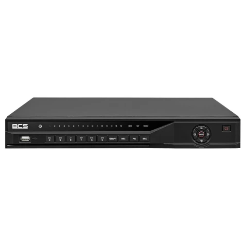 Registratore a 16 canali BCS-L-XVR1602-V con doppio disco e sistema 5-in-1 HDCVI/AHD/TVI/ANALOG/IP