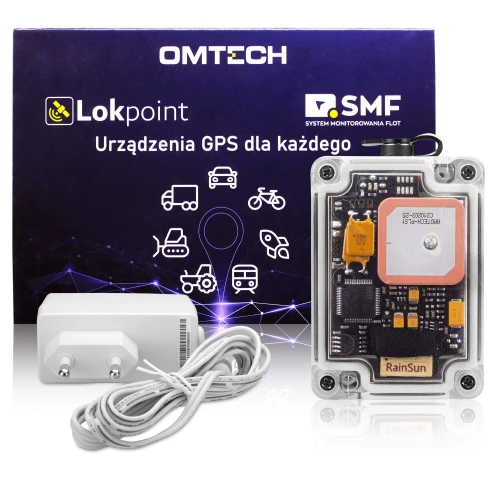 Localizzatore GPS OMTECH LC-130 M-XT, 3300 mAh, Lokpoint, Magnetici, Caricabatterie, Carta PrePagata