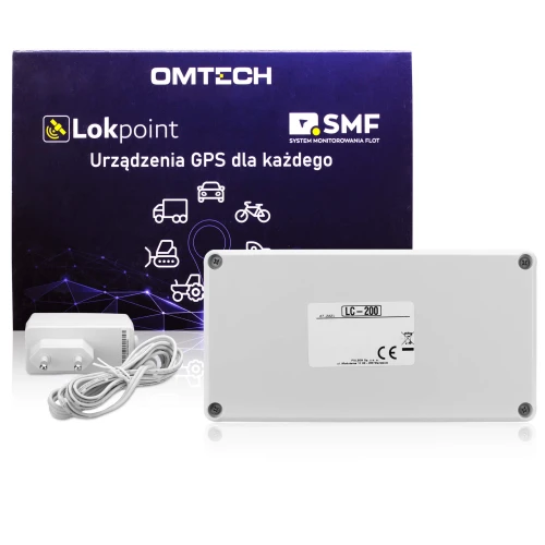 Localizzatore GPS OMTECH LC-230 M-XT, 40000 mAh, Lokpoint, Magnetici, Caricabatterie, Carta PrePagata