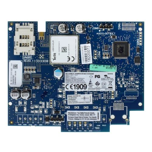Sistema di allarme DSC GTX2 6x Sensore, Pannello LCD, Applicazione mobile