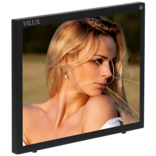 Monitor 2x Video HDMI VGA Audio Telecomando VMT-176M 17 Pollici Vilux