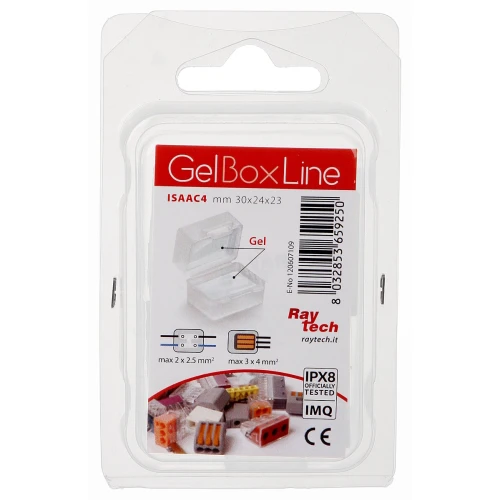 Scatola di connessione GELBOX ISAAC-4 IP68 RayTech