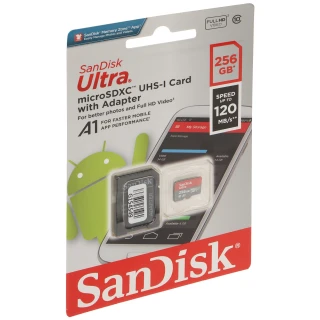 Carta di memoria SD-MICRO-10/256-SANDISK UHS-I sdxc 256GB Sandisk