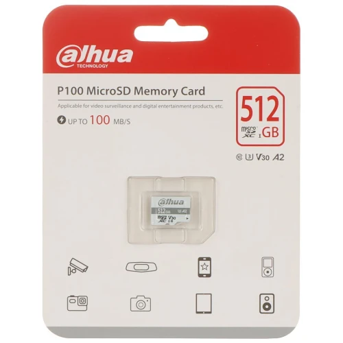 Carta di memoria TF-P100/512GB microSD UHS-I, SDXC 512GB DAHUA