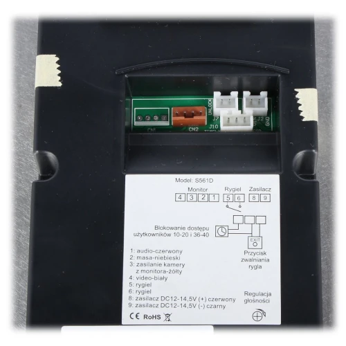 Videocitofono integrato con cassetta postale S561D-SKP VIDOS