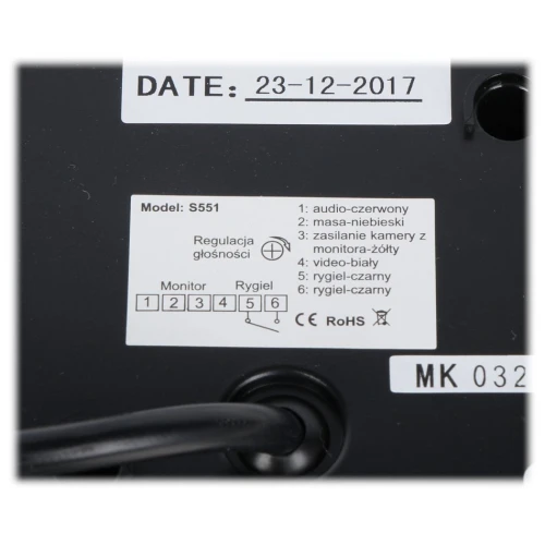 Videocitofono integrato con cassetta postale S551-SKM VIDOS
